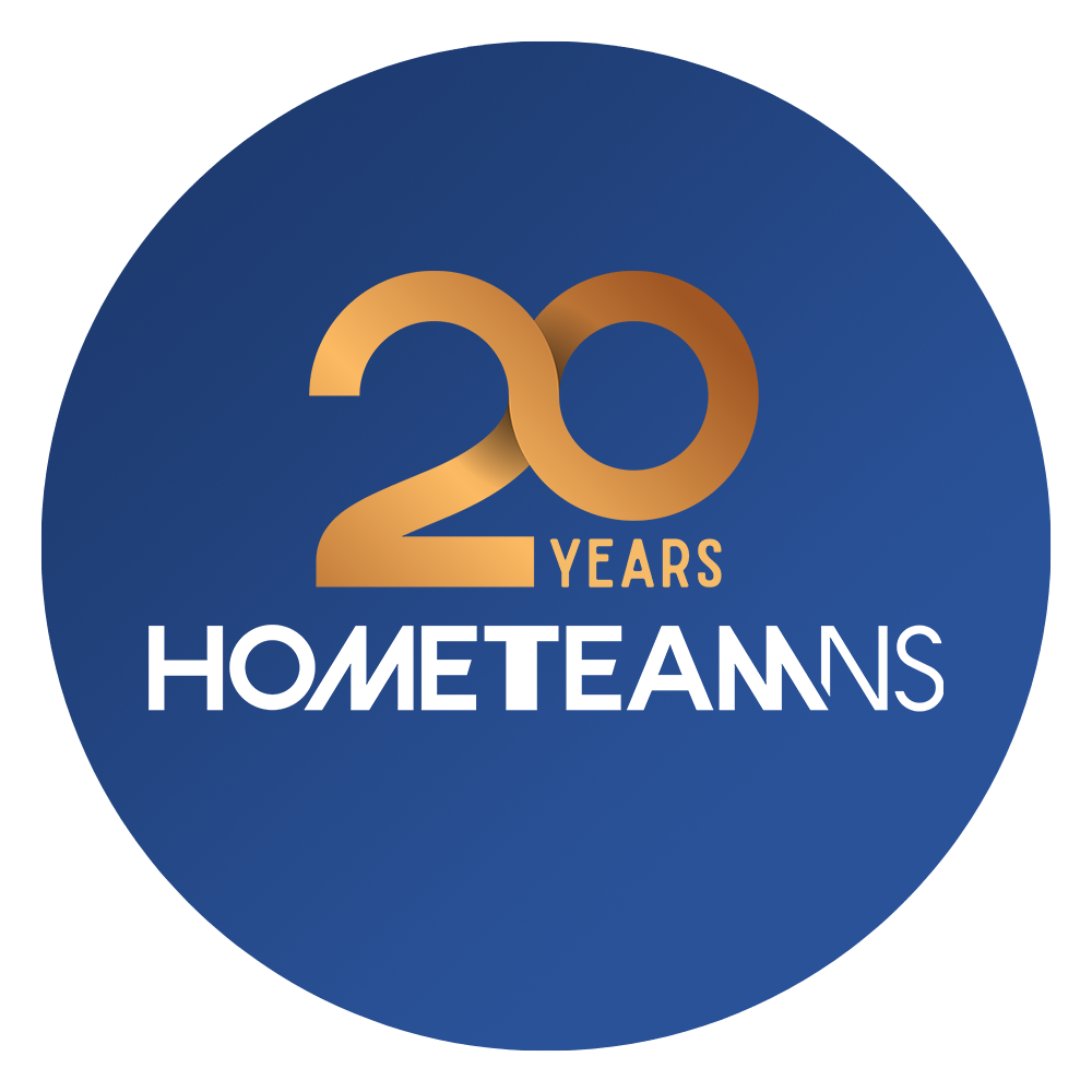 HomeTeamNS 20th Anniversary gala logo
